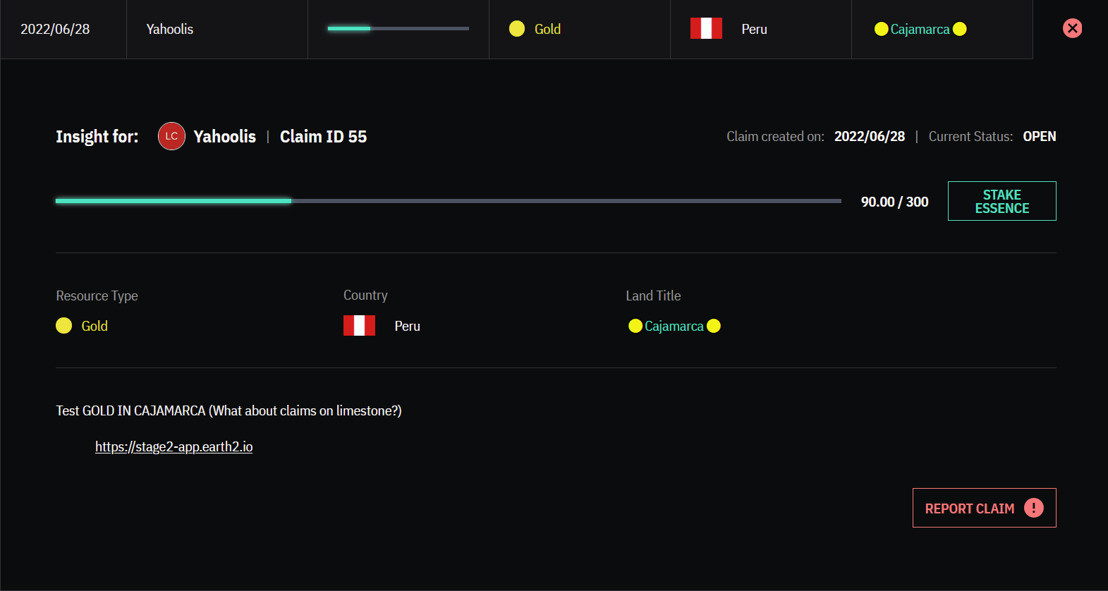 Claim Details