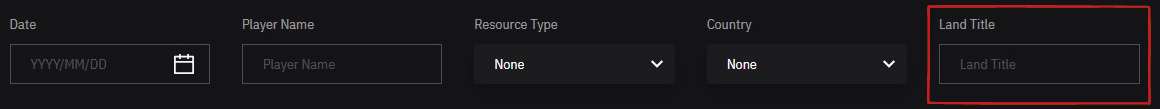 Land Title Filter